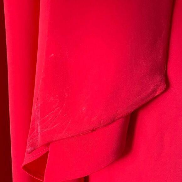 Ted Baker Leaanah Maxi Coral Dress Tank Sleeveless Wrap Size 4 - Picture 11 of 14